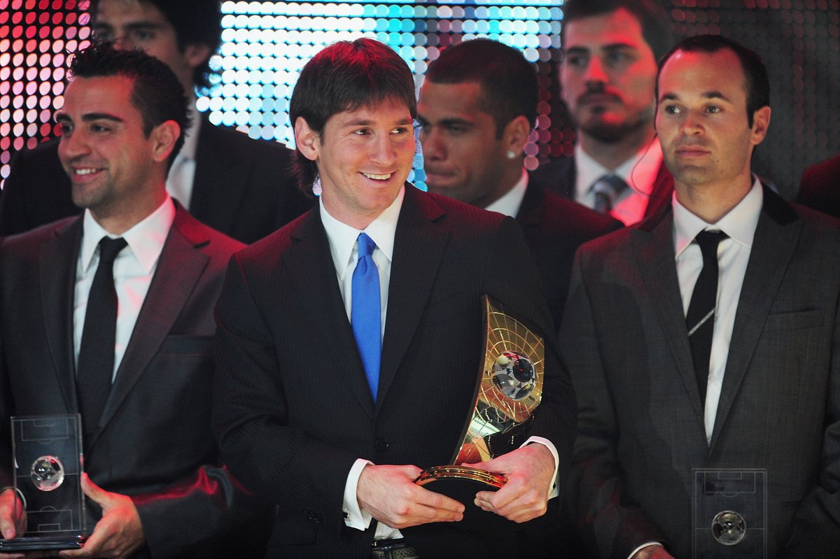 🔙 #OnThisDay in 2009, Lionel Messi was named FIFA World Player of