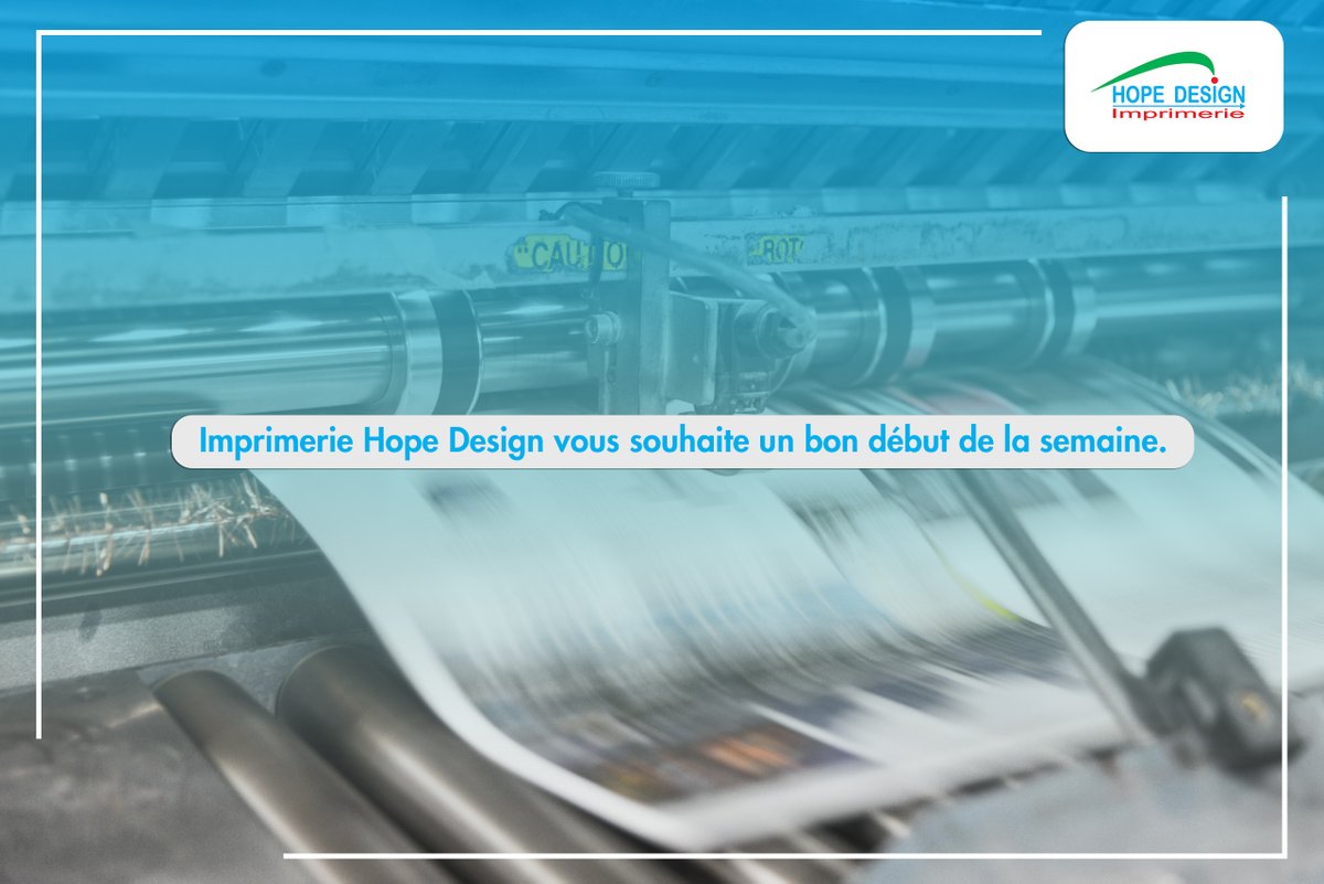 HopeImprimerie's tweet photo. @HopeImprimerie vous souhaite un bon début de la semaine!!!!!
#ForYourSuccess https://t.co/zh2VJ6yGR3