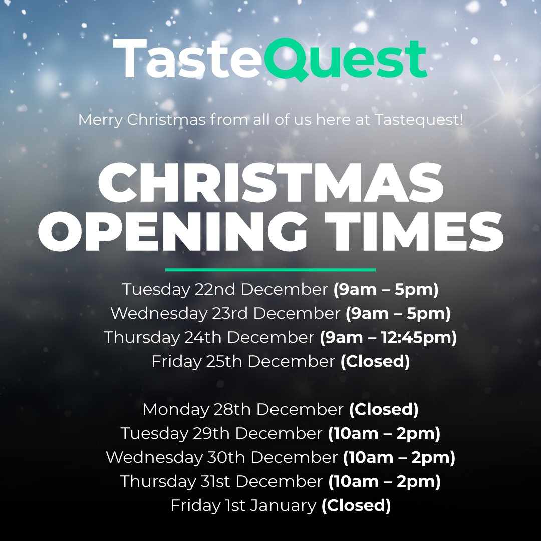 Make sure to take a look at our Christmas Opening times!