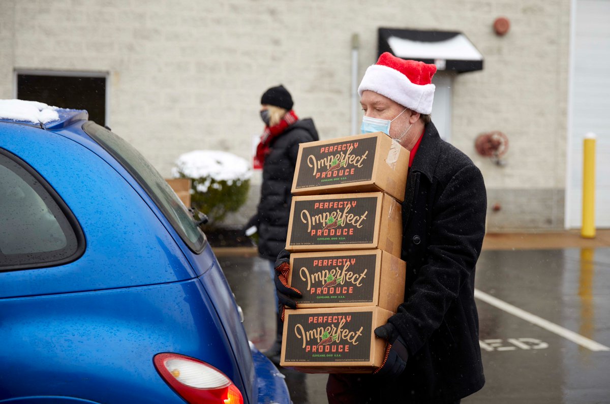 We partnered with <a href="/Meritech/">Meritech</a> to distribute 🥕 360 🥕 boxes 🥕 of fresh fruits &amp; veggies from <a href="/PIPinOHIO/">Perfectly Imperfect Produce</a>! Although the families we served are facing hardships, we were only met with smiles, thanks and hope for future.

Thanks <a href="/Meritech/">Meritech</a> for fueling our fight against holiday hunger!