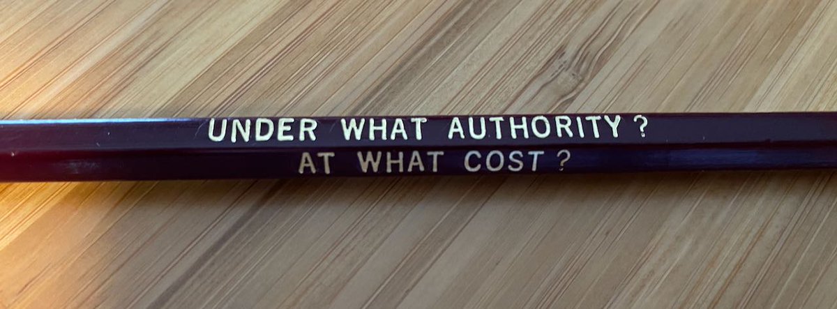 We even put it on our pencils.It was a reminder that every regulation affects freedom, is a tax, and though security is deeply important, regulators must weigh the countervailing burdens on the impacted industry and the public at large before proposing a rule.