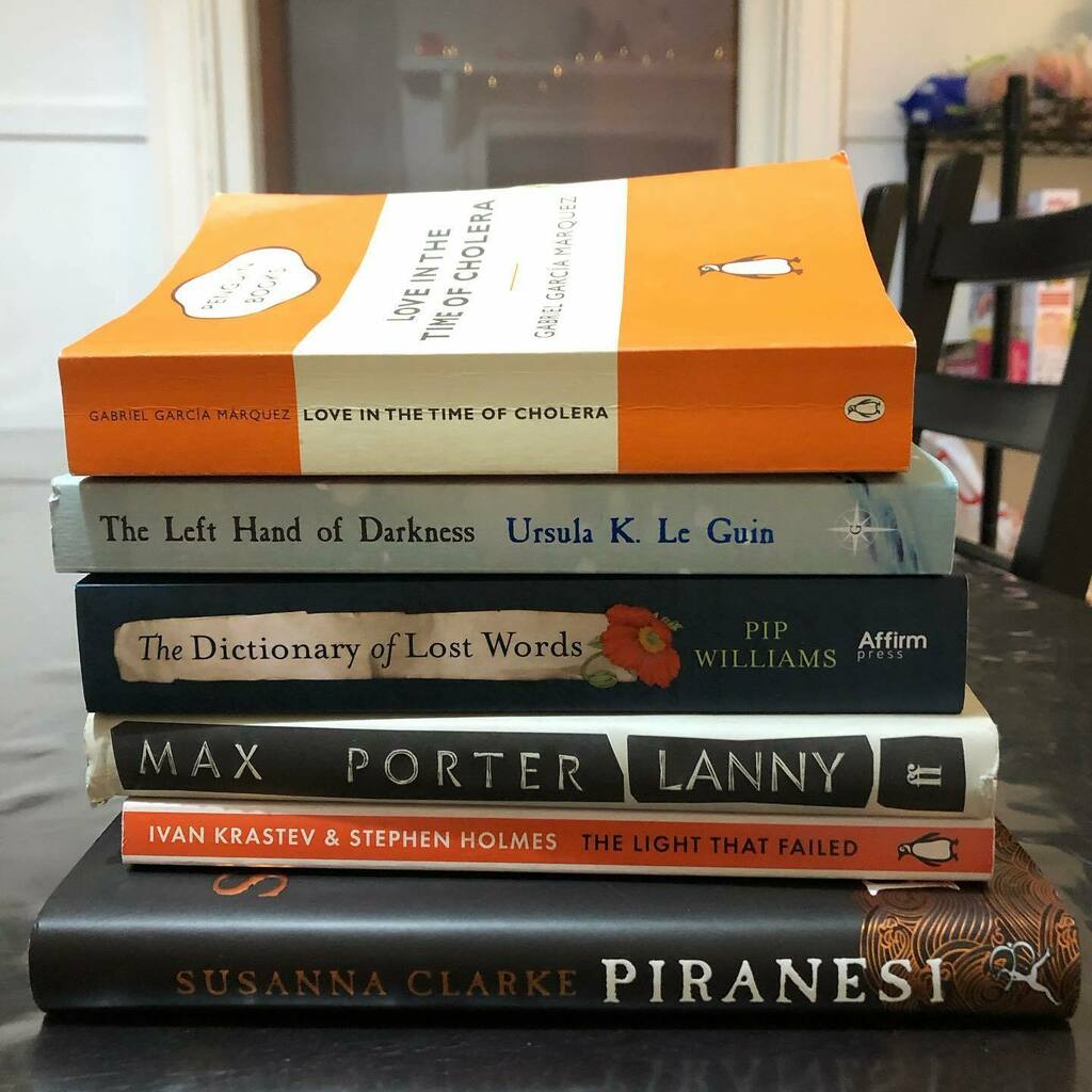 limlouisa's tweet photo. Hereโs my #summerreadingstack. Iโm only on holiday for a week and I play too much online scrabble for this to be even vaguely possible (h/t @mrbenjaminlaw @andyderz) https://t.co/nRI7cOZGgT