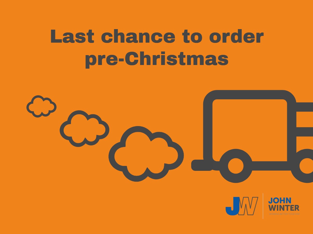 Today is the last chance for delivery before Christmas – get your orders in by 3pm today for delivery tomorrow.