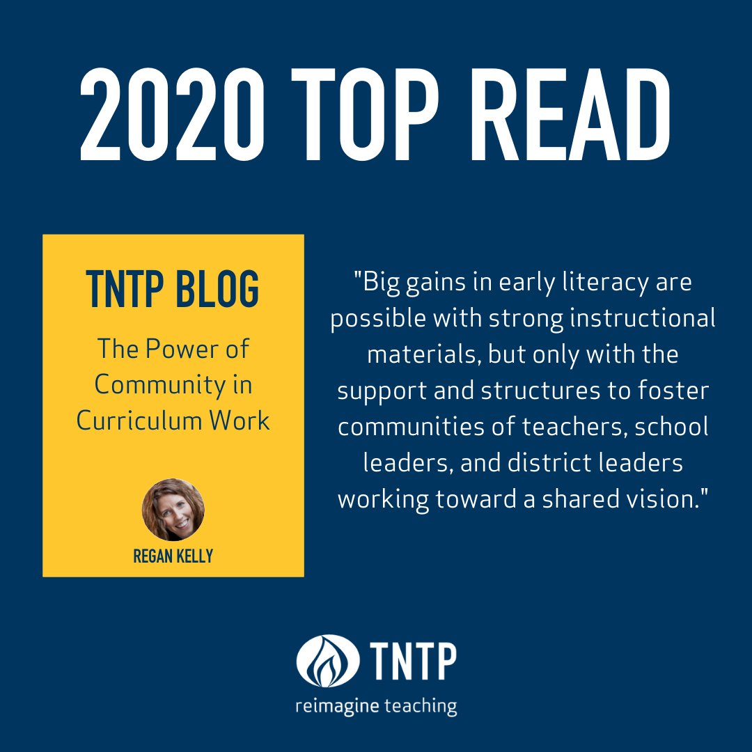 In today's #TNTPTopReads, a small group of districts in Tennessee, along with TNTP and @SCORE4Schools are testing an idea that could help change the way we teach reading to students across the country: ow.ly/piGk50CNQmS

#TNTPTopReads2020 #TNLIFT #ELA  #MondayMotivation