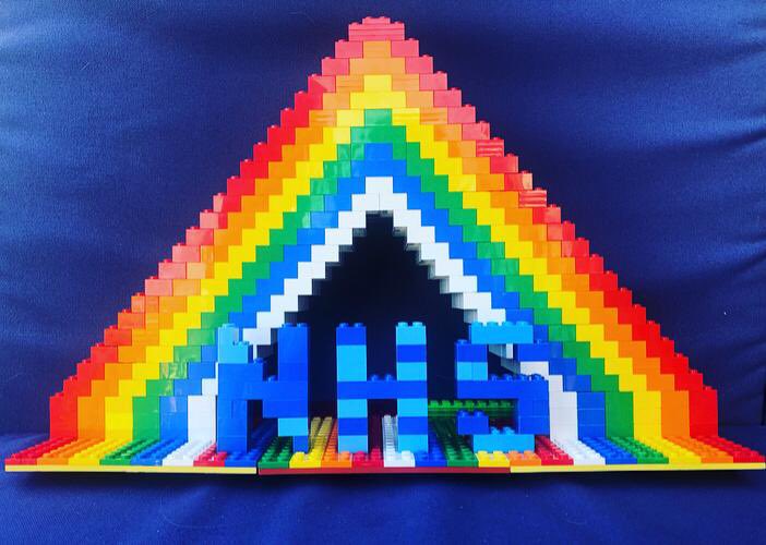 My godson made this out of Lego