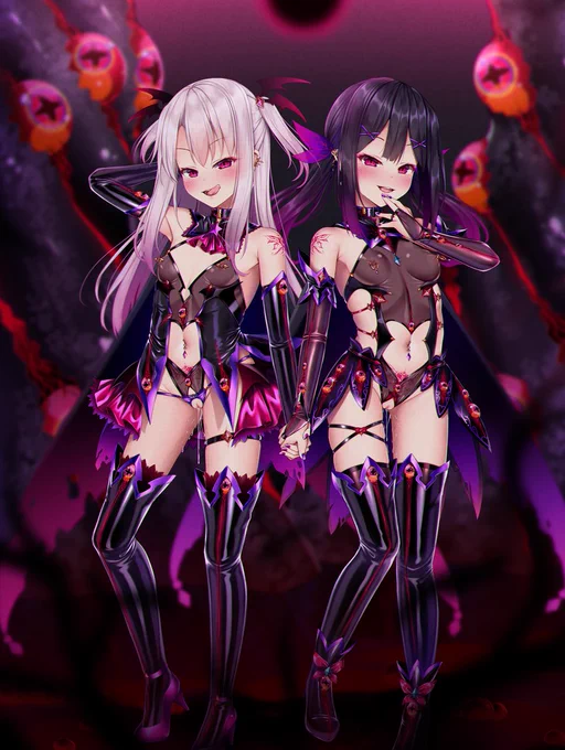 悪堕ちイリヤと美遊...🥺🥺🥺 https://t.co/84ipe2Ru6Q 