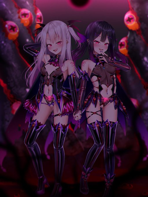 悪堕ちイリヤと美遊...🥺🥺🥺 https://t.co/84ipe2Ru6Q 