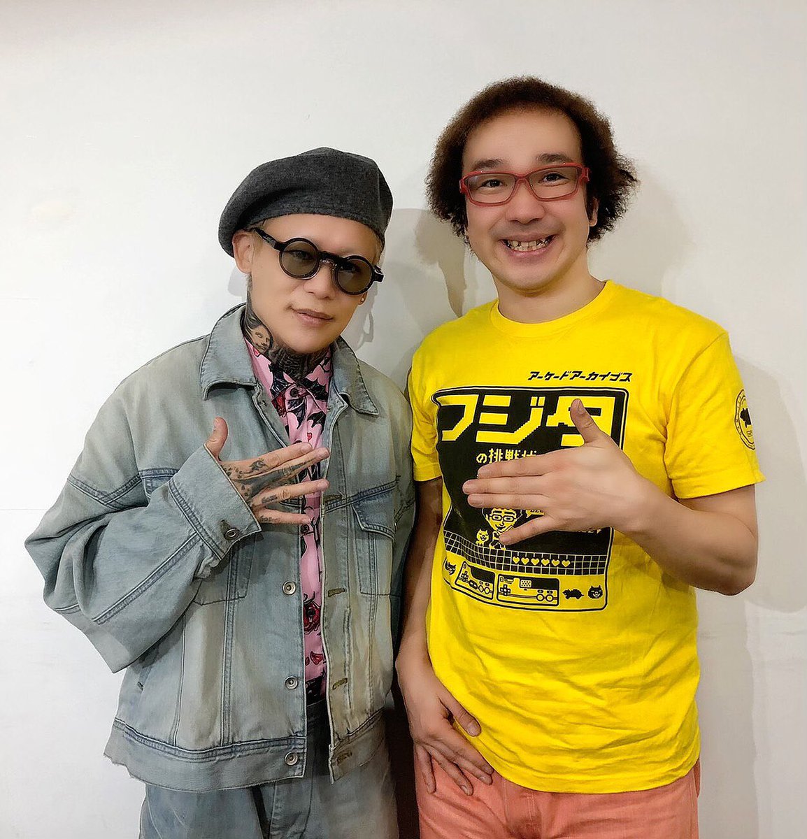 先日、DIR EN GREYの京さんとの対談終わりの写真です！ ↓詳しくは