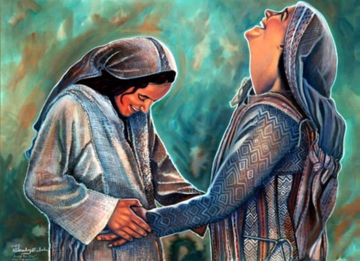 Fit_Kev's tweet image. "When Elizabeth heard Mary's greeting, the infant leaped in her womb..." #Advent2020