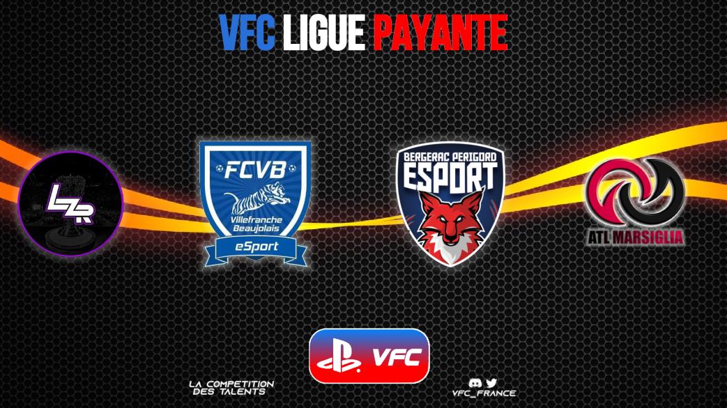 VFC_France's tweet photo. 🚨💰 ANNONCE LIGUE PLATINE 💰🚨
Nous sommes fière de vous annoncez les 4 premières équipes a participer a notre Ligue !
- @BPFC_eSport
- @ATLMarsiglia
- @Lazoria_eFoot
- @FCVB_eSport_CP
Merci a eux et a bientôt pour la suite des annonces 😀 https://t.co/rLtyOdjMqq