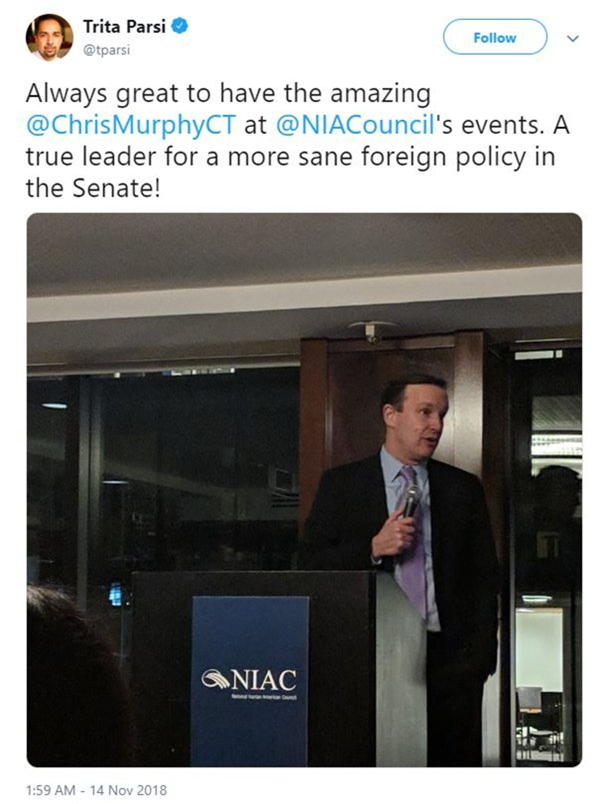 THREAD1) @ChrisMurphyCT once again seems more like a diplomat or ambassador of  #Iran’s genocidal regime than a U.S. senator.No surprise, however, since he has held secret meetings with  @JZarif & is close to Iran’s lobby groups  @NIACouncil &  @paaia.