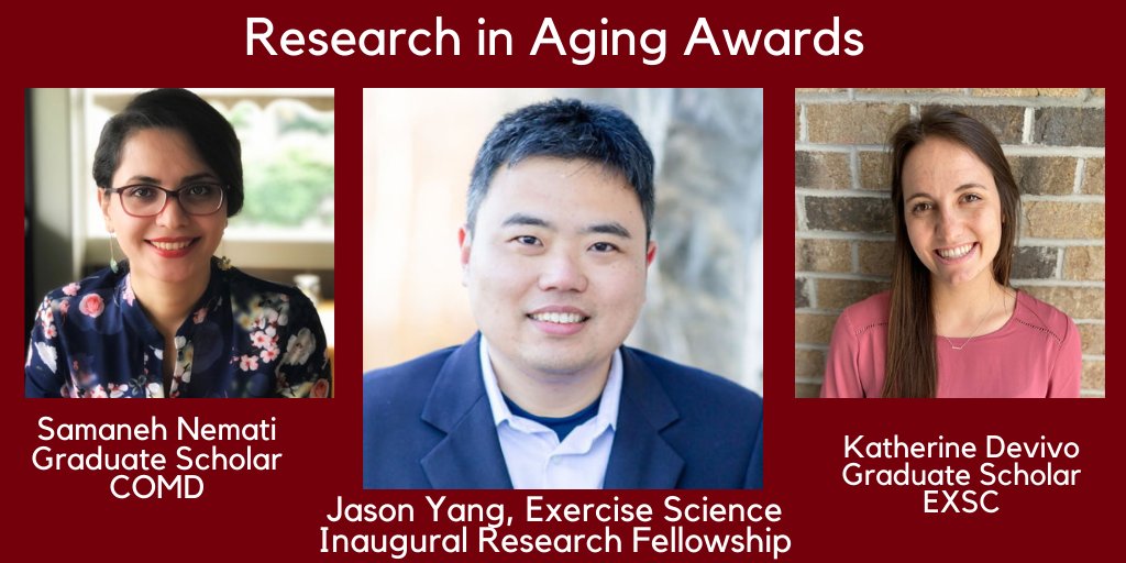 USC Arnold School of Public Health (@uscarnoldschool) on Twitter photo <a href="/Jason_CH_Yang/">Jason Yang</a> has been awarded the inaugural Aging Research Fellowship! And congratulations to the 2020 recipients of the Graduate Scholar in Aging Awards: <a href="/kaydee_devivo/">Katherine DeVivo</a> and <a href="/NematiSamane/">Samaneh Nemati</a> 👏👏👏👏 bit.ly/3mxIQrO <a href="/Jason_CH_Yang/">Jason Yang</a> has been awarded the inaugural Aging Research Fellowship! And congratulations to the 2020 recipients of the Graduate Scholar in Aging Awards: <a href="/kaydee_devivo/">Katherine DeVivo</a> and <a href="/NematiSamane/">Samaneh Nemati</a> 👏👏👏👏 bit.ly/3mxIQrO