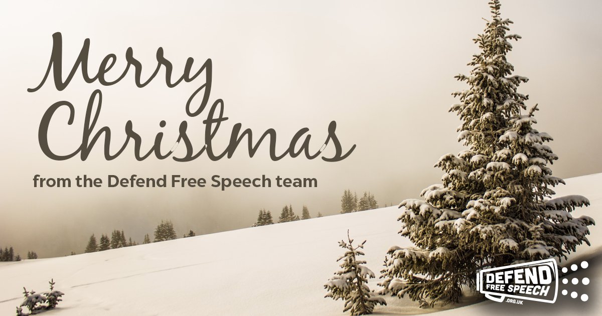 speechdefenders's tweet photo. Merry Christmas from all of us at Defend Free Speech. https://t.co/TseFjJwJsK