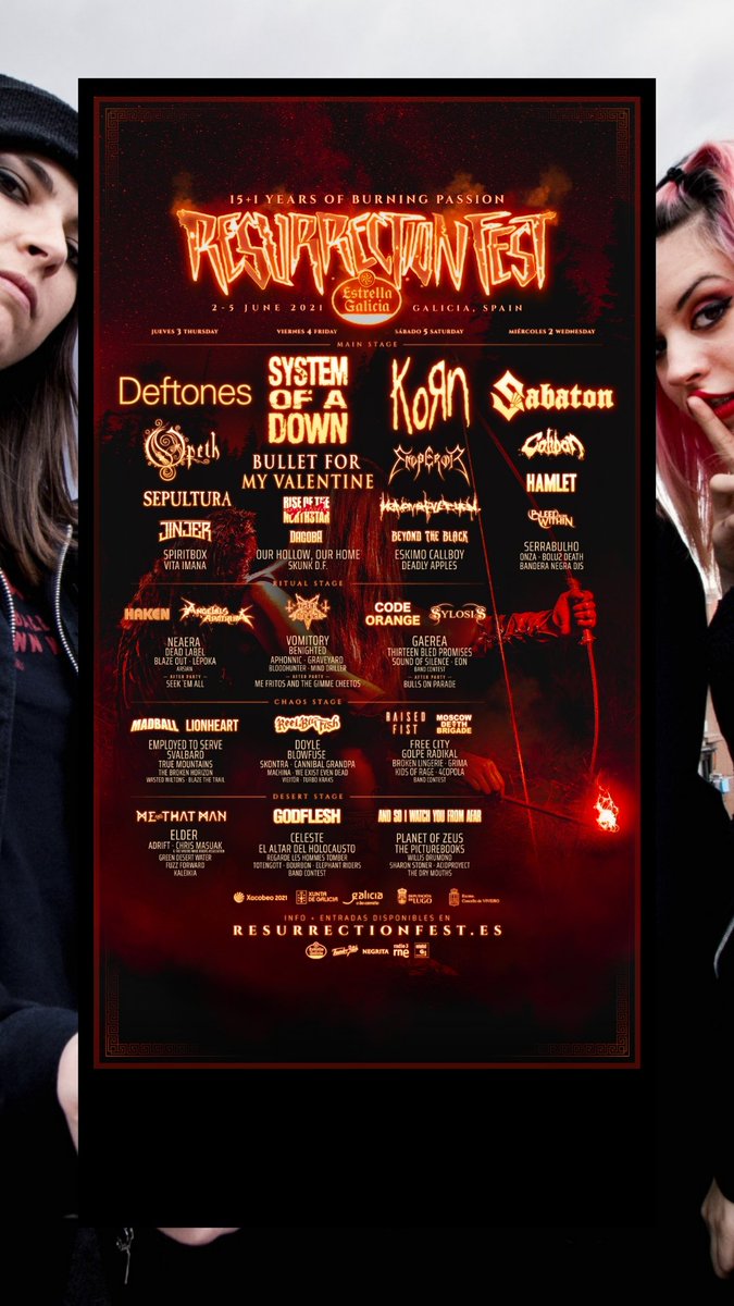 🔥🔥🔥🔥 BROKEN LINGERIE X <a href="/ResurrectionESP/">Resurrection Fest Estrella Galicia</a> 2021 <a href="/estrellagalicia/">Estrella Galicia</a> 🔥🔥🔥🔥

Si todo sale bien nos vemos el 5 de Junio en Viveiro!