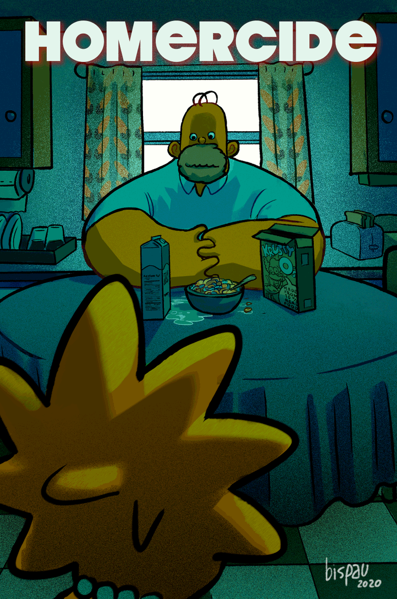 Homercide 「I uploaded Homercide to Tapastic for eas」|biscocho 👽のイラスト