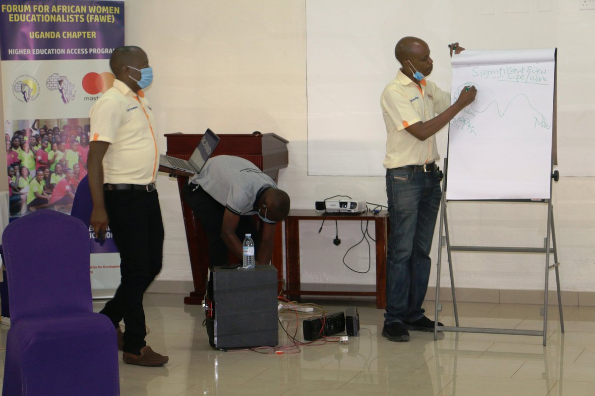 FAWEUganda's tweet image. #LearningAndReflection @Staffretreat @Garuga Hotel. Deep Reflections, assessing progress/achievements realized in 2020, challenges &amp;amp; how they can be addressed to impact more lives of vulnerable &amp;amp; marginalized communities. New action plans &amp;amp;commitments drawn for 2021.Thank You All