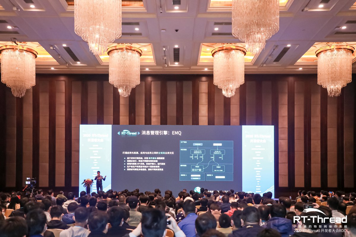 rt_thread's tweet photo. 2020 RT-Thread Developer Conference.

#OpenSource #IoTOS #Embedded #RTOS #Community_based #Programming #DeveloperConference
#StudioIDE https://t.co/LF3XtmeIdX https://t.co/bVTsEyzVxD