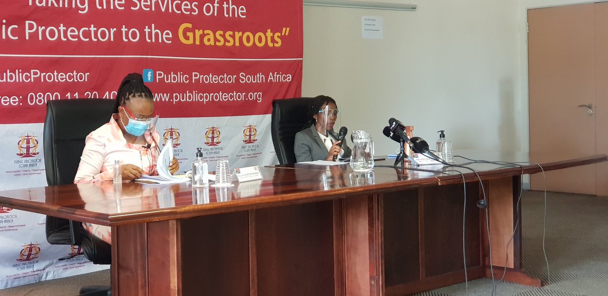 Stimoroller's tweet photo. The #PublicProtector's office has found that there was insufficient procurement of personal protective equipment for public hospitals in Gauteng, Mpumalanga, Eastern Cape and Limpopo following the hard lockdown in March #sabcnews https://t.co/LJROb9A1ZE