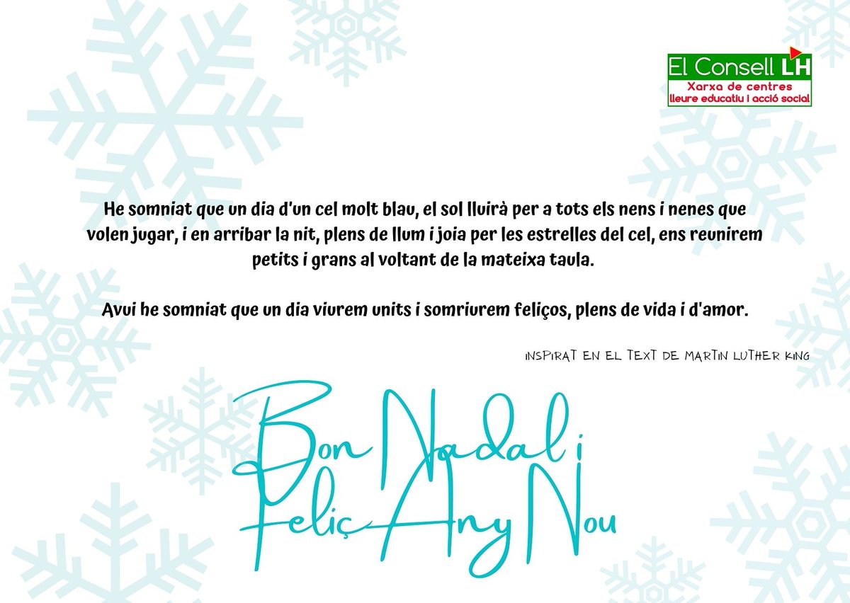 BON NADAL I FELIÇ ANY NOU 2021❄️❄️