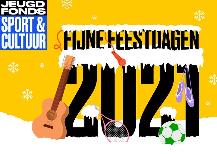 Het Jeugdfonds Sport &amp; Cultuur Zeeland wenst iedereen fijne feestdagen en een sportief &amp; cultureel 2021!