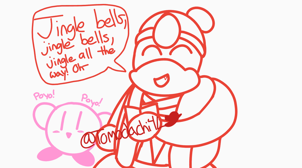 Tomodachi4L's tweet photo. Day 20 of #TomosDeDeDecember - Caroling
The gang is out to sing some Christmas songs... wait...

#KingDedede #Dedede #DeDeDecember #MetaKnight #Susie #Kirby #KirbyFanArt #Nintendo #Art #Artwork #Artist #ArtistOnTwitter #Doodle #DigitalArt #DIgitalArtwork #DigitalArtist #Caroling https://t.co/MtFTmwYv8q