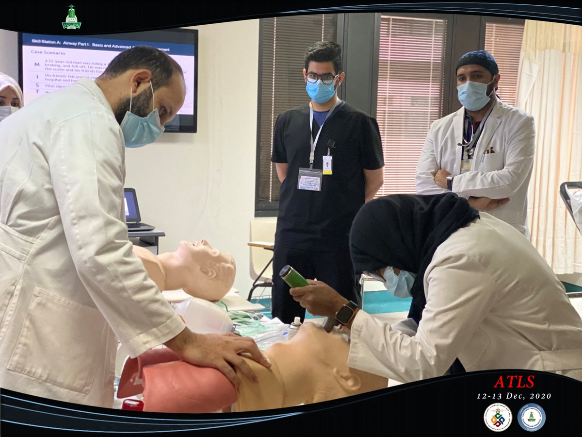 ATLS course
on 12-13 December, 2020
- Practicum Skills -

<a href="/Dralmarhabi/">Dr.Almarhabi, Yahya</a>
<a href="/CSSCKau/">ClinicalSkills&SIM</a>
<a href="/KAUHospital/">الـمـسـتـشـفــى الـجـامـعــي</a>
<a href="/SGMsaad/">د. سعد الـغـانم</a>
<a href="/doctorksa/">DoctorKSA Medical</a>
<a href="/GlobalMedEvents/">Medical Events 🇸🇦</a>
