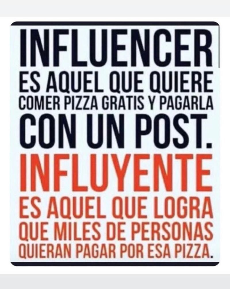 MarioAlmeida80's tweet photo. ☝️Influencer vs Influyente

¡Sin duda influyentes!
To the next level 

#marketingdigital #marketingcreativity #influencers #marketing #digitalworld #digitalimproving https://t.co/yuw9BJiw3c