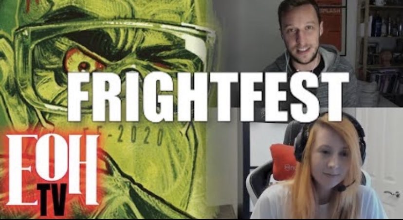 SEPTEMBER 2020 @Shiny_Demon and I brought you 4 days of  @FrightFest coverage for the virtual festival. It was absolutely hilarious. 