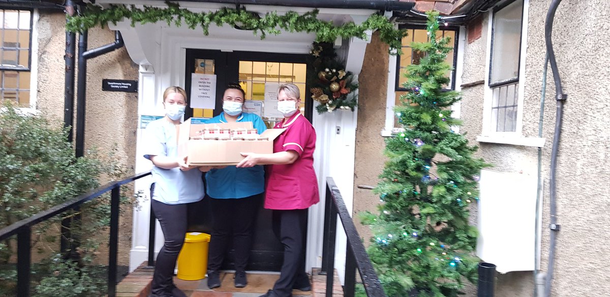 Christmas hampers delivered safely to our Services and care homes on Friday, life still goes on as normal for them, and Christmas does as well! <a href="/tesconews/">Tesco News</a> #tescointhecommunity