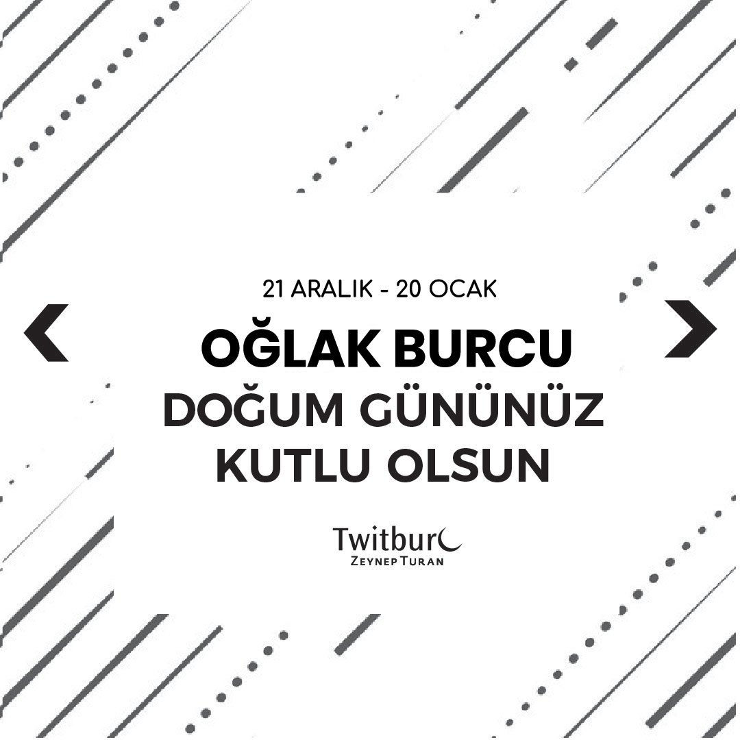 🎂 Doğum Gününüz Kutlu Olsun 🎈🎈⠀
#Oğlak Burçları