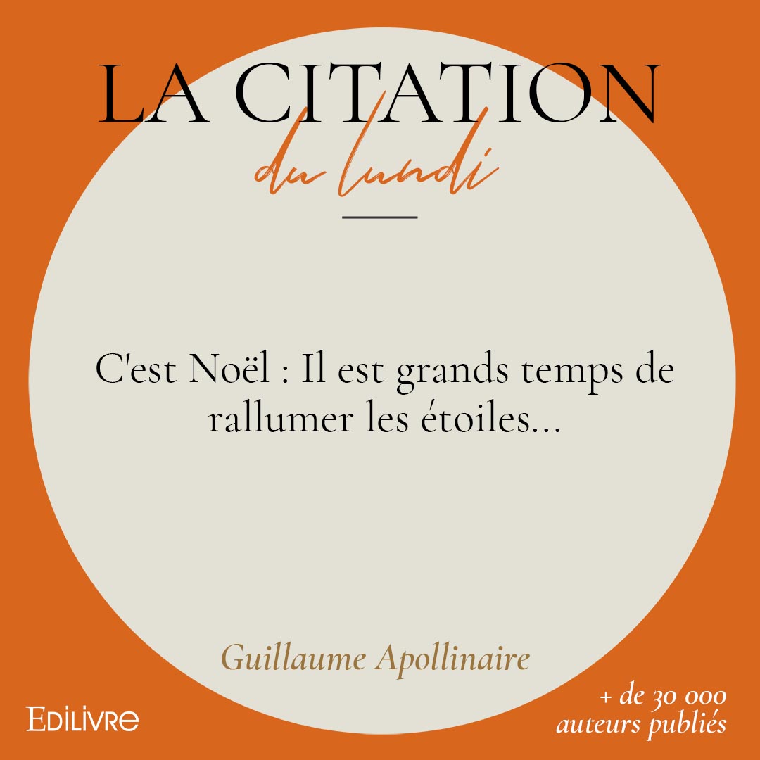 [La citation du lundi]

#lesfêtes🎄Faire que les moments comptent ✨✨✨  

#edilivre #monday #christmas #noel