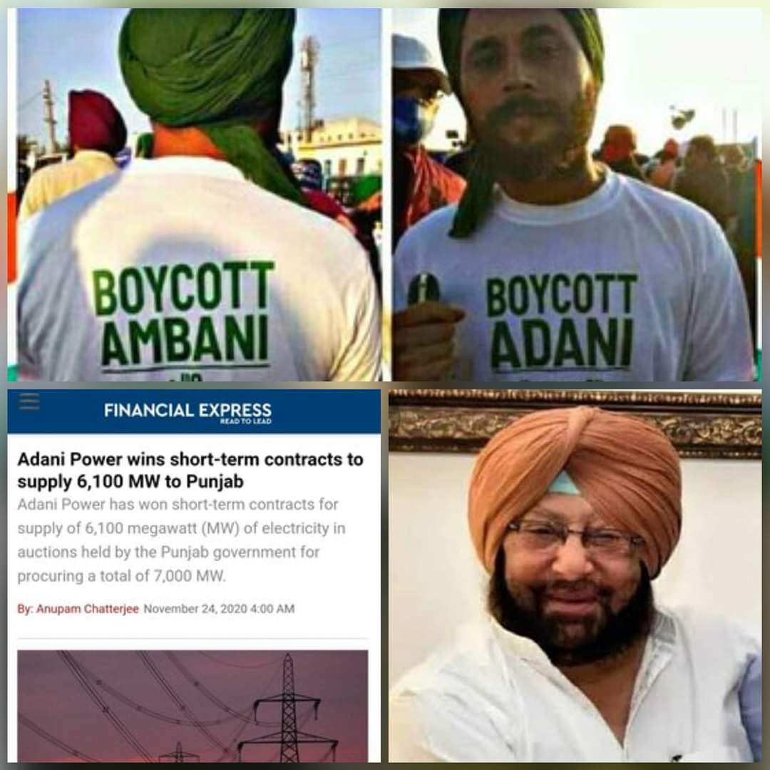 Varun Puri 🇮🇳 on Twitter: "Adani Power wins short-term contracts to supply 6,100 MW to PUNJAB Heartbreaking news for people tweeting day and night to trend Boycott Ambani-Adani. As said earlier, farmers
