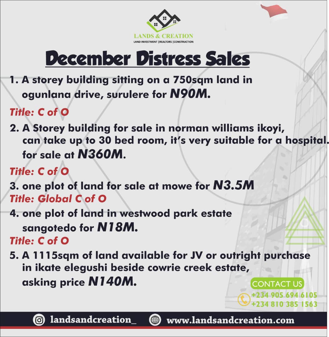 landsNcreation_'s tweet photo. December Distress SALE...GRAB THIS OPPORTUNITY NOW #BuyAland 
#December21 #WearAMask
#EricaAtLancome #EndAsuuStrikeNow https://t.co/Xd8wIZkCZW