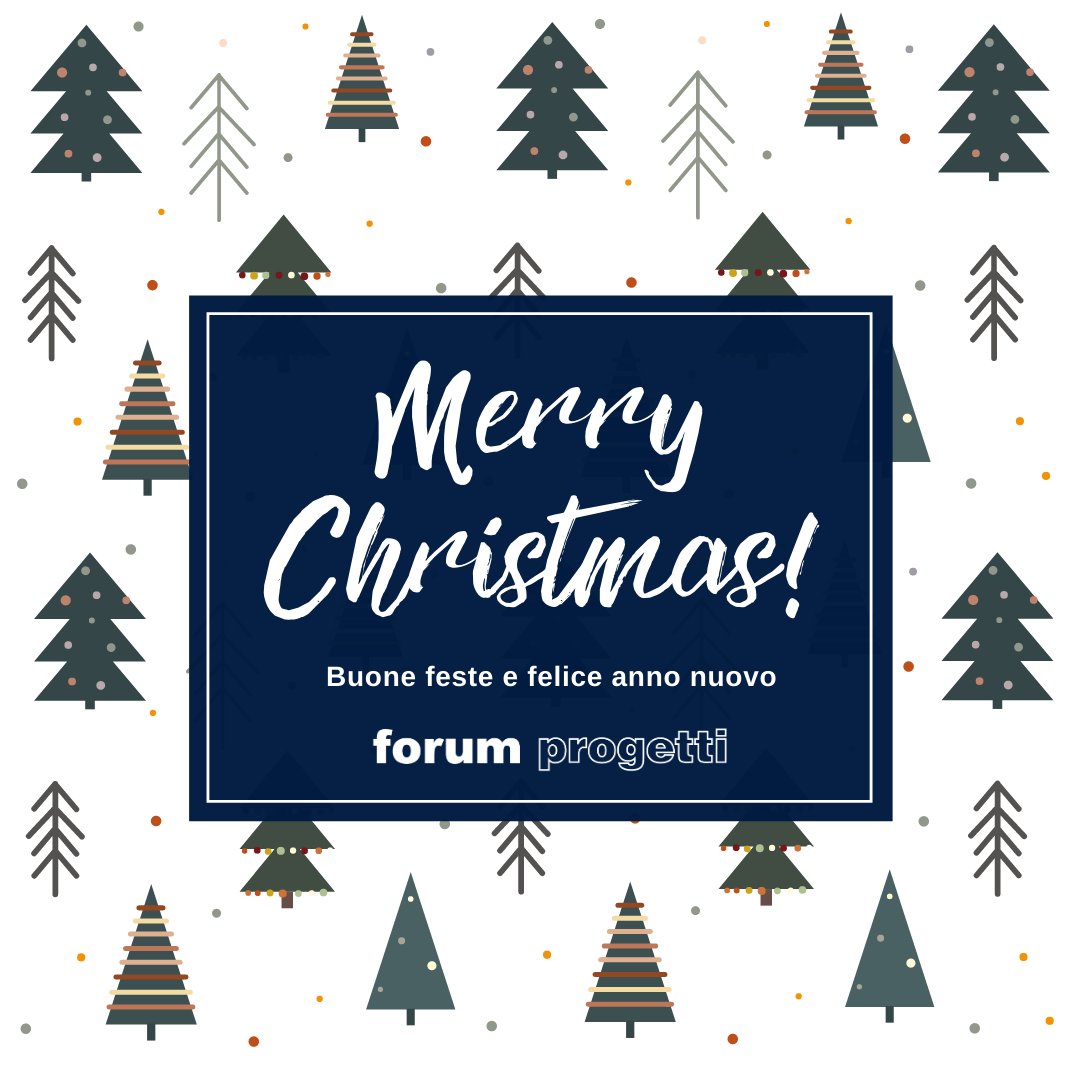 Forum_Progetti's tweet image. Buon Natale e auguri per un felice 2021 da Forum Progetti!
Merry Christmas &amp;amp; happy new year!🎄🎁
#ForumProgetti #merrychristmas #buonnatale #felice2021