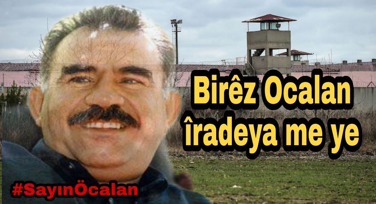 AzadAydemir49's tweet photo. İradem tecrit altına alınamaz...
#sayinÖcalan https://t.co/644pZBj2gB