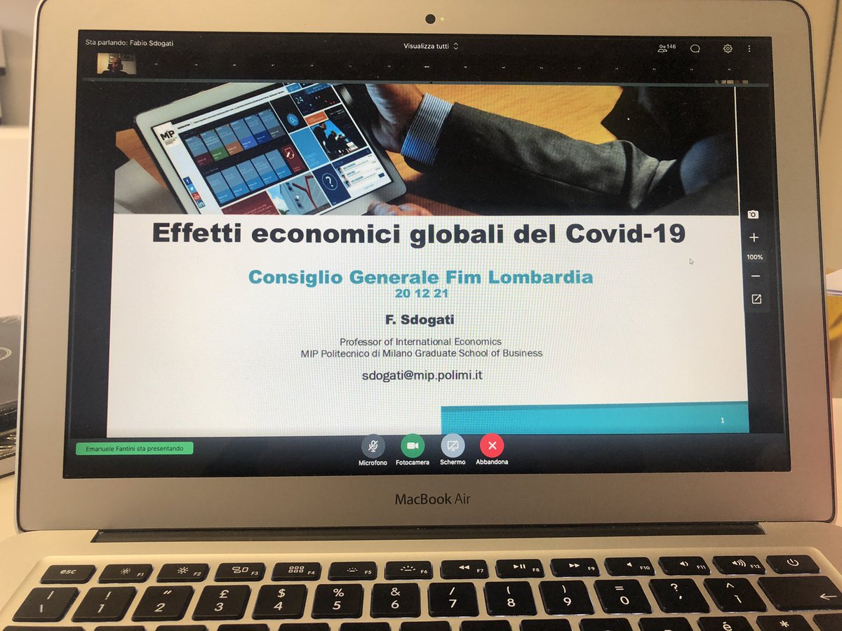 FimLombardia's tweet photo. Oggi Consiglio Generale. Dopo relazione del Segr Gen #FIM Lombardia #Donegà e contributo importante del Segr Gen @CislLombardia #Duci, lezione del Prof @FabioSdogati sugli effetti economici del #Covid_19 nel breve e lungo periodo.Conclude Segr Gen #FIM Cisl nazionale #Benaglia. https://t.co/abwqERIfrv