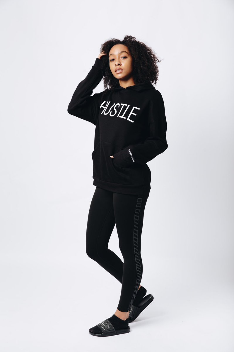 H U S T L E 
TT Hoodies, joggers &amp; leggings are now back in stock. 
Shop link: tentoes.uk