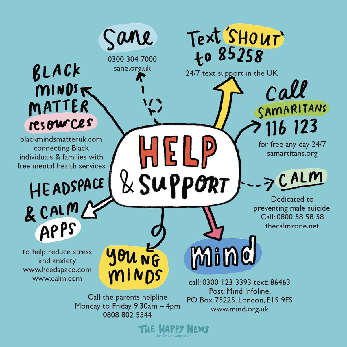 emilycoxhead's tweet photo. Please know, if you’re struggling, you’re not on your own. There are so many people waiting to listen &amp; support you. Asking for help does not make you weak, it makes you human. Remember, you have made it through your very worst days… you really are made of the strongest stuff🌈 https://t.co/rqv3KPwghG