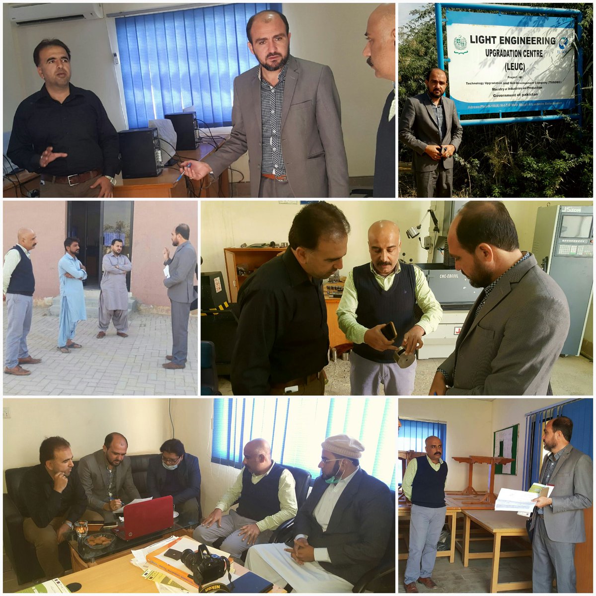 Bashirqta's tweet photo. Consultative Meeting with the #Commented team and Management at #Tusdec Light Engineering Upgradation Center #Hub_Balochistan. Inshallah we all together in your support hand will lead to better outcomes of the project for Technically equipped and Progressive Balochistan https://t.co/JnlivpBsei