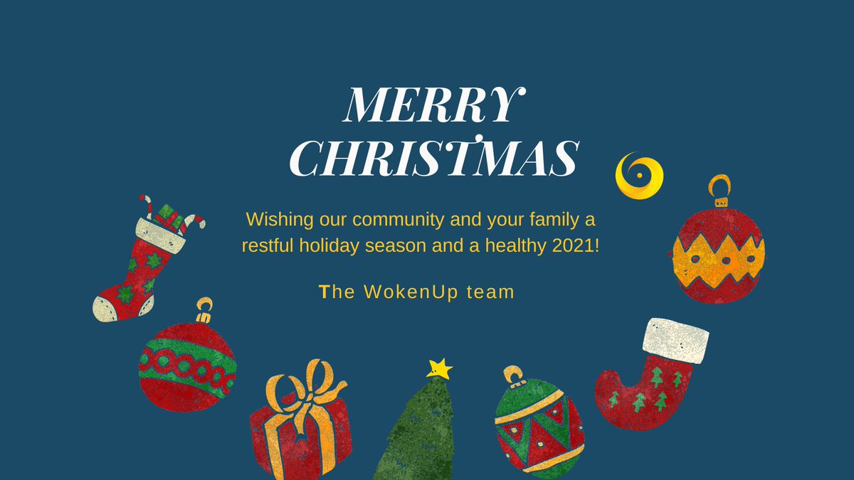 thewokenupapp's tweet photo. #MerryChristmas2020 to our Community 

The WokenUp Team

@puleston @GiovannaJagger https://t.co/zUZwLzbJre