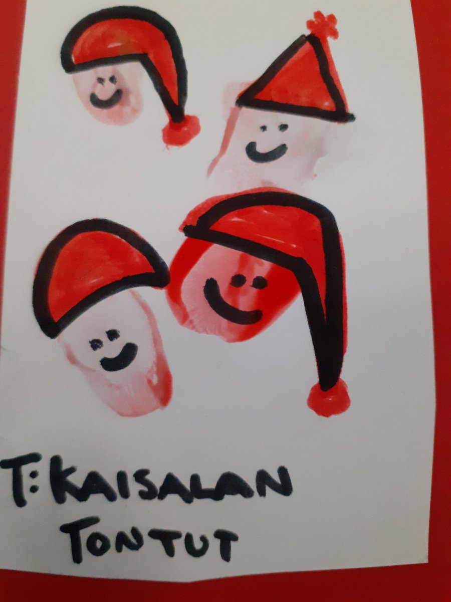 Parasta just tänään. Vastaanotettu kirjeposti ja sieltä tupsahtanut joulukortti 🙂