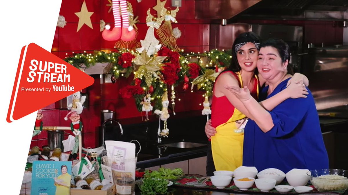 OfficialNadiaM's tweet photo. Christmas is just around the corner, let's celebrate reunions the new normal way. It’s the last week to catch my videos on the Super Stream channel, check link #ANewWayToHoliday #YouTube #Christmas

Link: https://t.co/GuOgHj80Sn https://t.co/RNWhCmaZtF