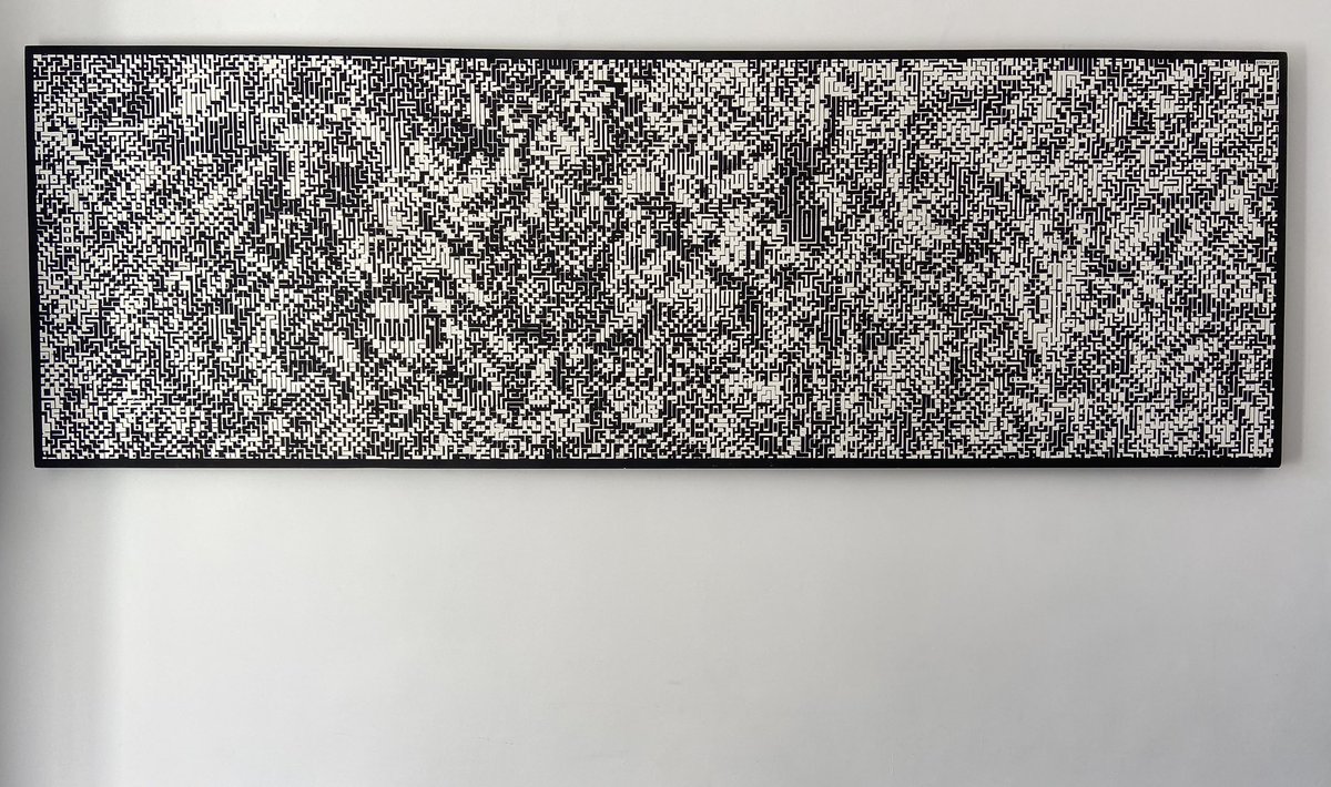 stenlex's tweet image. Collezione Farnesina del Ministero degli Affari  Esteri dedicata al disegno e alla grafica d'arte. STEN LEX, PAESAGGIO URBANO V, STENCIL POSTER, 90x270cm.