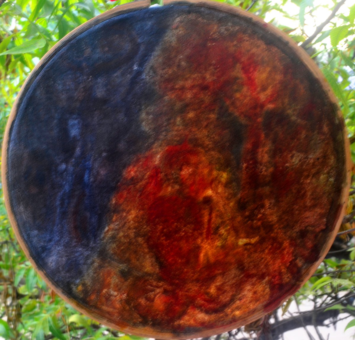 MAriskaMAVeepi1's tweet photo. "Nakamman Sakti" #artexhibition #Angayarkanni #khadi #shop #madurai #tamilnadu 24-12 -2020 - 2-01-2021
#freegift with purchase of #painting or #paintingamulet
small #painting #amulet - mala larger #painting - vetti/sari blouse material, mala @madkaygee more info in thread! https://t.co/x4weFUw2OI