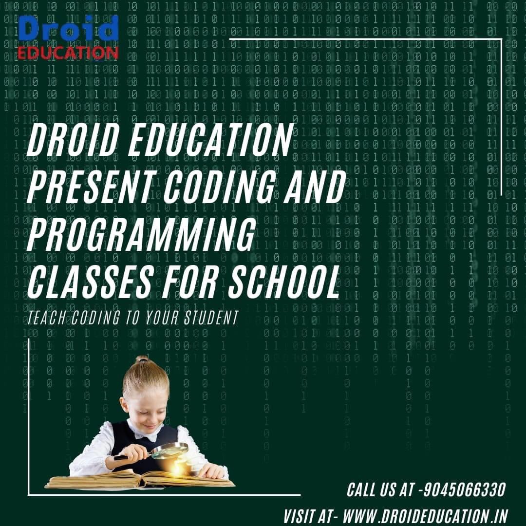 DroidEducation's tweet image. Reach out to us for an Online Coding &amp;amp; Robotics workshop at your school +91-9045066330

Visit Us at droideducation.in

#codingatschools #codingschoolforkids #codingclasses #codingkids #codingworkshop #codinginstructor #codinglab #roboticslab #roboticsworkshop