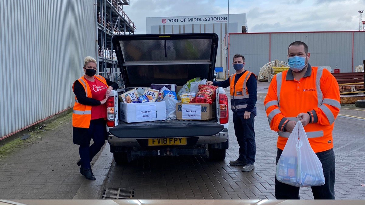 On Friday our team donated vital food supplies to The White Feather Project in North Ormesby, #Middlesbrough. The charity supports the most vulnerable in the community by delivering emergency food care packages &amp; vital food supplies so no member of the community has to go hungry.