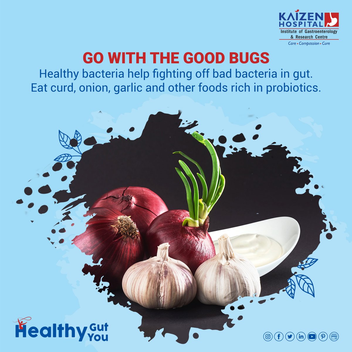 Presence of good bacteria in your gut is important for optimum digestion, so plan your diet accordingly.
#HealthyGutHealthyYou #HealthyGut #RemediesForDigestiveDisorders #GastroenterologySuperSpecialityHospital #GastroHospital #KaizenHospital https://t.co/cPCbt6f4Nk