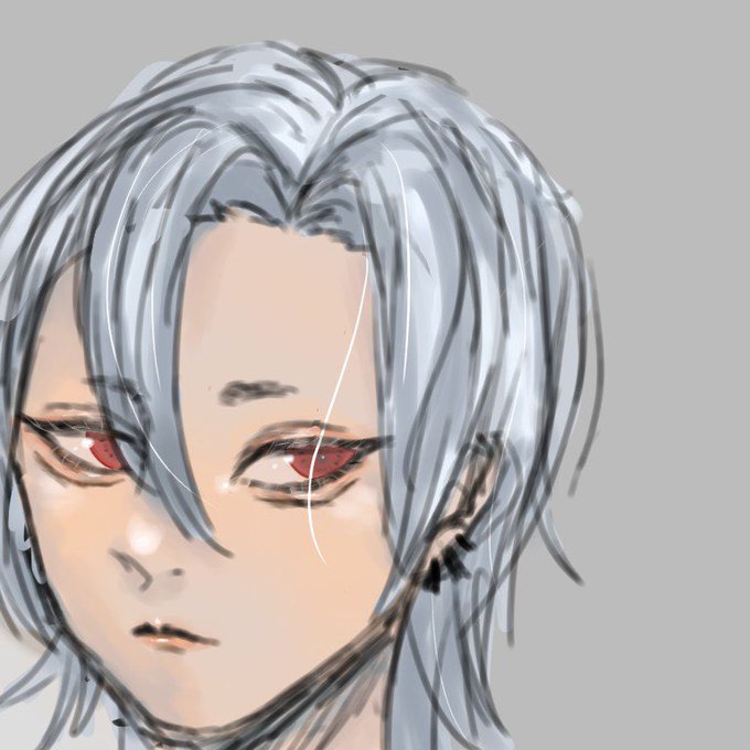 三ツ矢さんがTwitterに投稿した宇髄天元(鬼滅の刃)のイラスト。