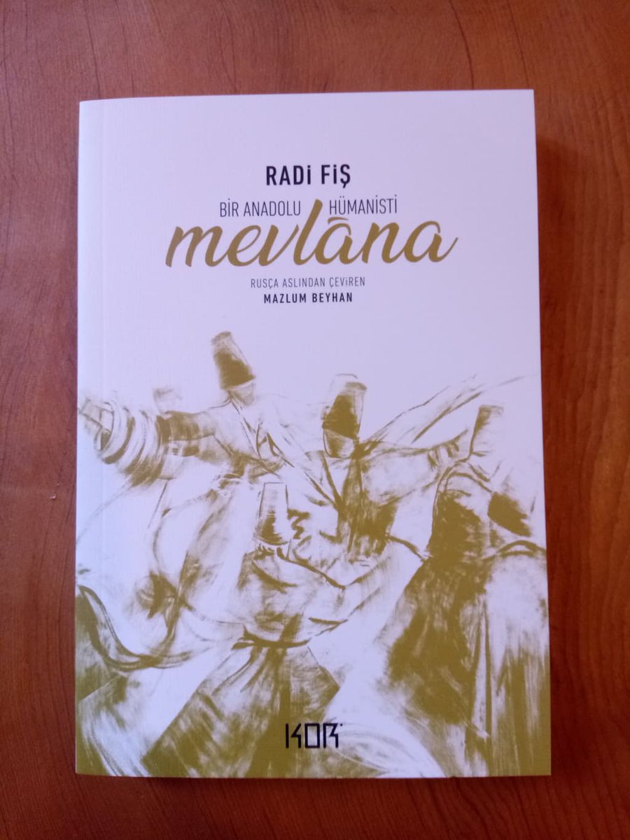 ...Bilirim, bütün güzellikler ödünçtür, iğretidir
O yüzden ben mutlak güzelliği istiyorum
Yoksulum alabildiğine, ama küçük bir akik istemem
Benzersiz akiklerin madenini istiyorum.

Bir Anadolu Hümanisti Mevlâna
Radi Fiş 
<a href="/korkitap/">Kor Kitap</a>