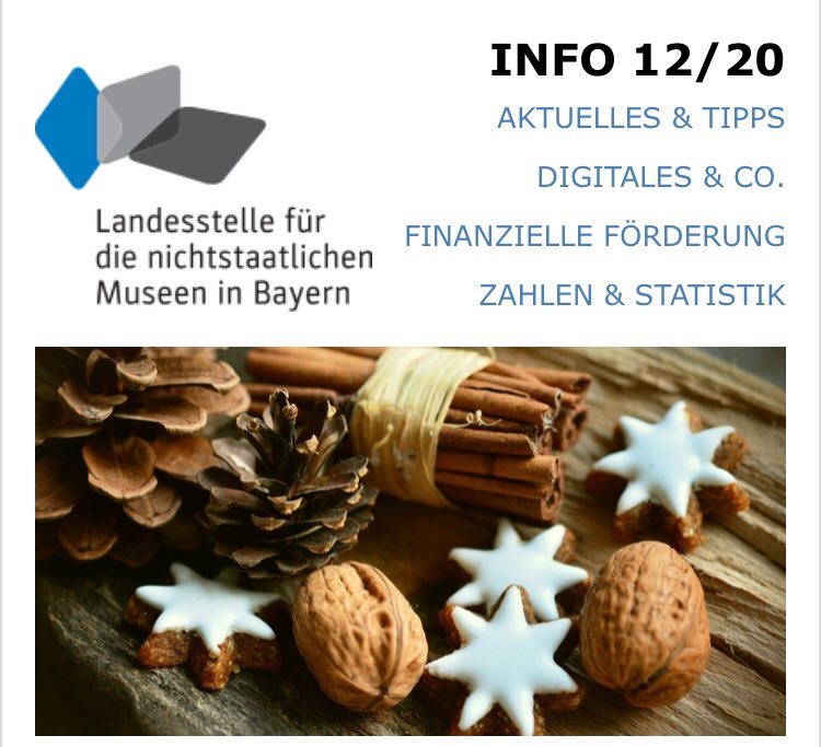 LstfMBY's tweet image. Unser #Newsletter 12/2020 ist online! Themen sind u. a. Digitalisierung von Museen #DigAMus, wie sich #Vermittlung in Coronazeiten gestaltet, welche #Förderung es gibt und #Statistik mit dem internationalen Museumsreport von @IcomOfficiel
bit.ly/2Wypkkp